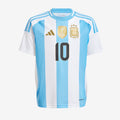 adidas Argentina 2024 Kids Home Shirt with Messi 10