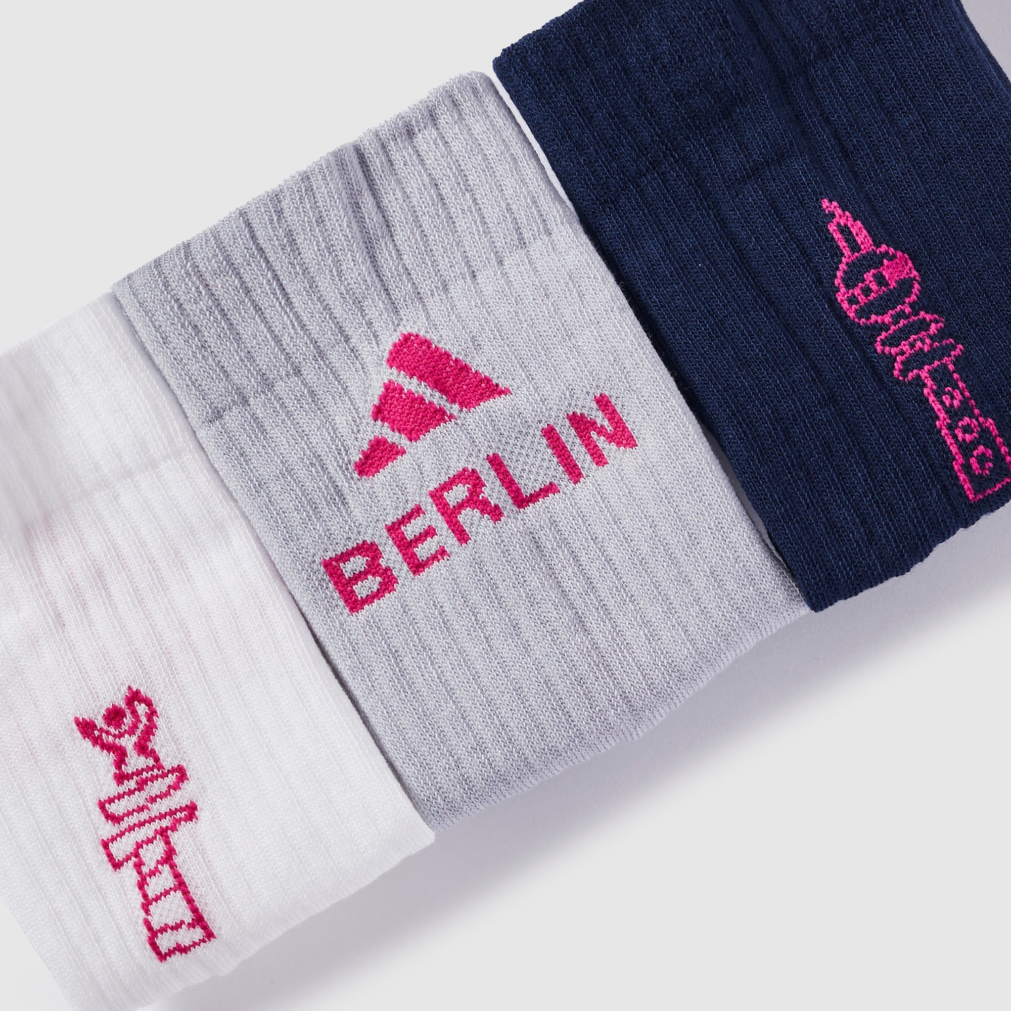 adidas Berlin Marathon 3 Pack Socks