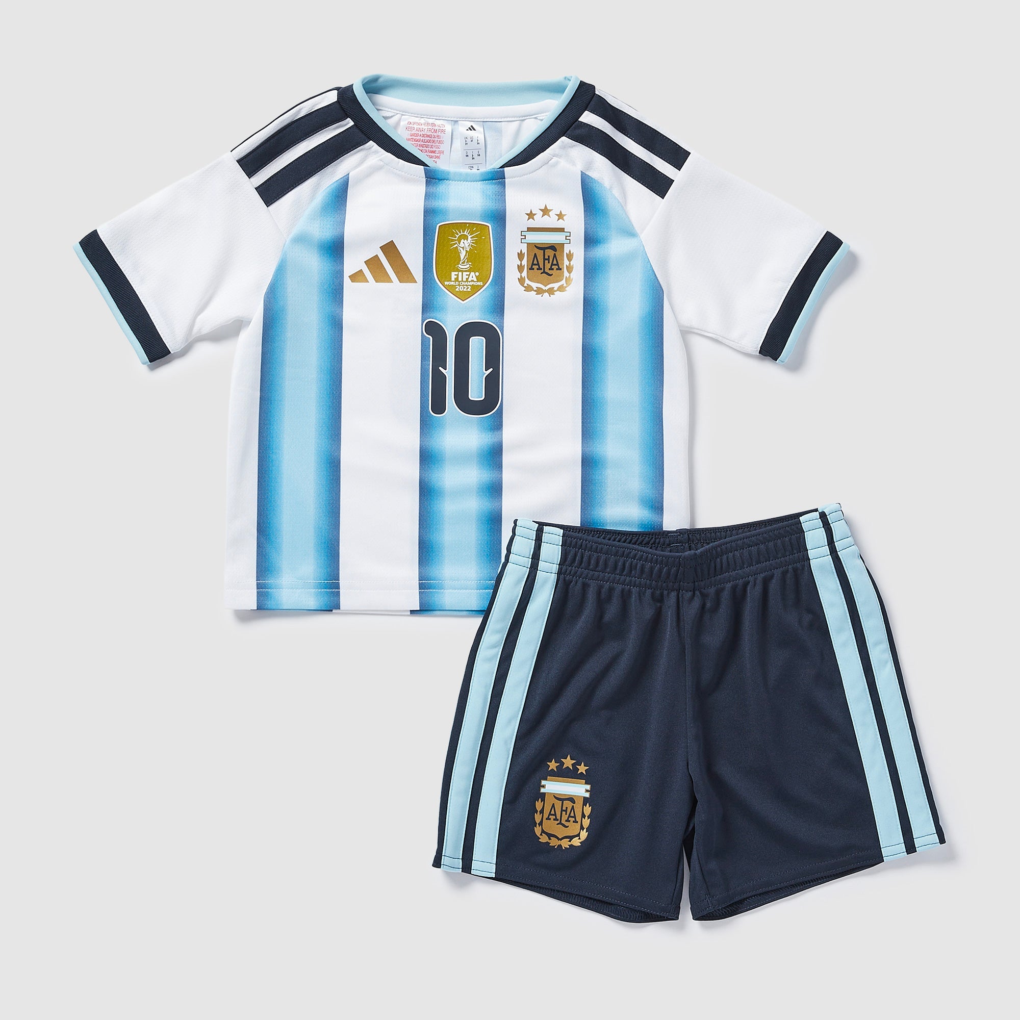 adidas Argentina 2026 Little Kids Home Kit With Messi 10