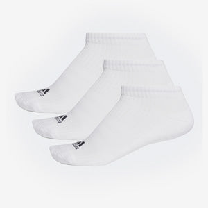 adidas 3 Stripe Performance No Show Socks 3 Pack