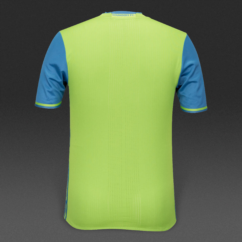 adidas Authentic Seattle Sounders FC 15/16 SS Home Jersey