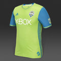 adidas Authentic Seattle Sounders FC 15/16 SS Home Jersey