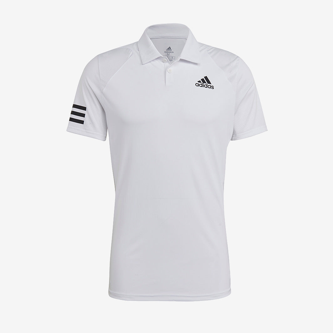 adidas Club 3 Stripe Polo
