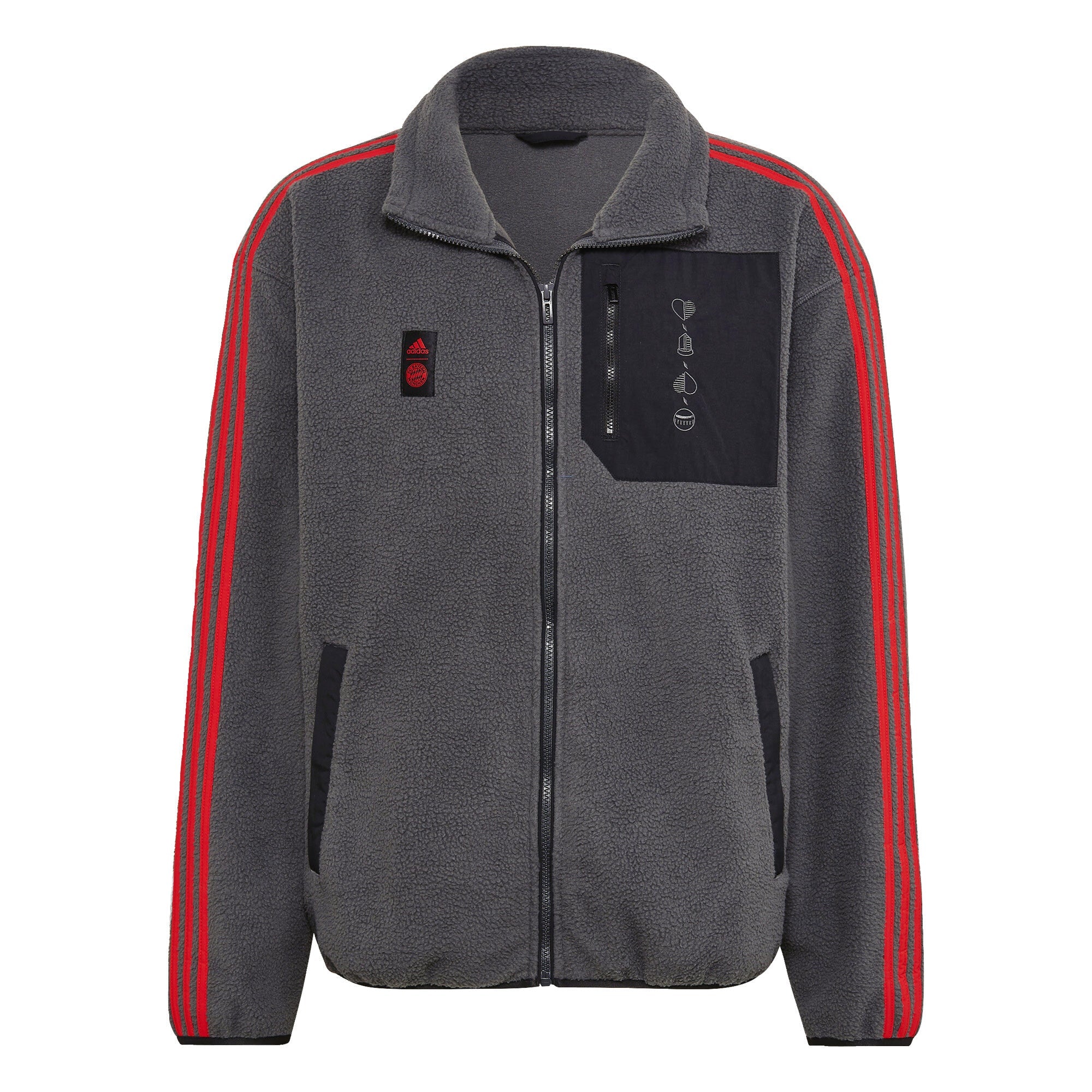 adidas Bayern Munich 22/23 LS Fleece Jacket