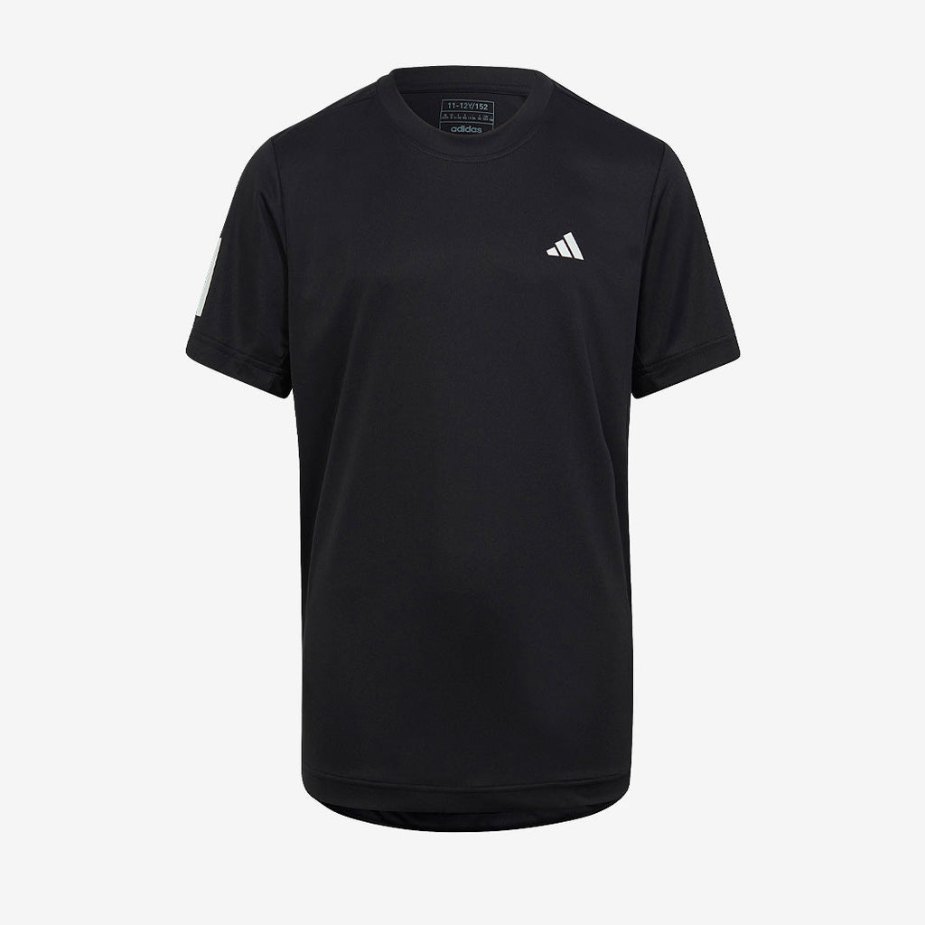 adidas Boys Club 3 Stripe T-Shirt