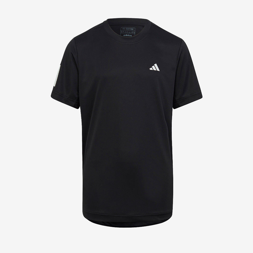 adidas Boys Club 3 Stripe T-Shirt