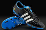 adidas adiPure IV TRX FG Football Boots - Black/Blue - Black