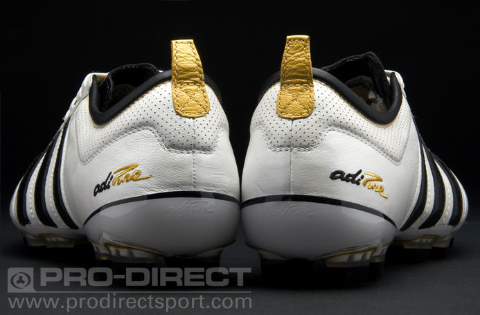 adidas adiPure IV TRX FG Football Boots - White/Gold - White-Black