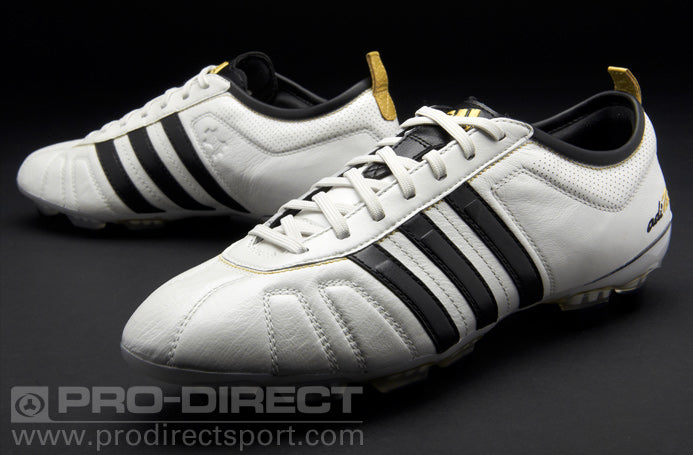 adidas adiPure IV TRX FG Football Boots - White/Gold - White-Black