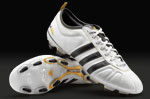 adidas adiPure IV TRX FG Football Boots - White/Gold - White-Black