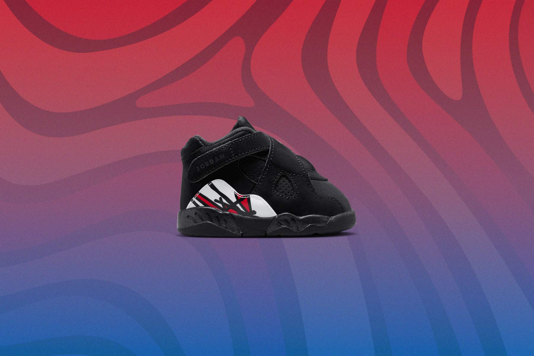 Air Jordan 8 Retro Playoffs (TD) - Black/True Red