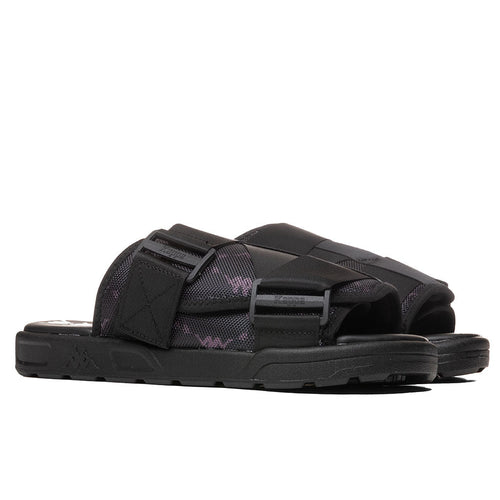 222 Banda Mitel 4 Sandals - Black/White